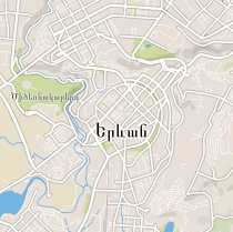 A map of Yerevan